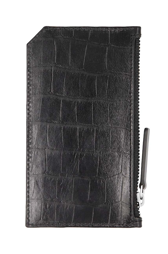 Kožené pouzdro na karty Lilou CARHOL/BLACRO černá AA00