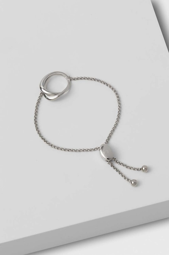 Calvin Klein bransoletka srebrny 35000006