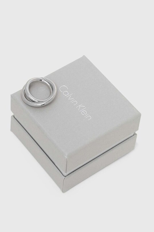 Accesorii Calvin Klein inel KJ0EMR0001 argintiu