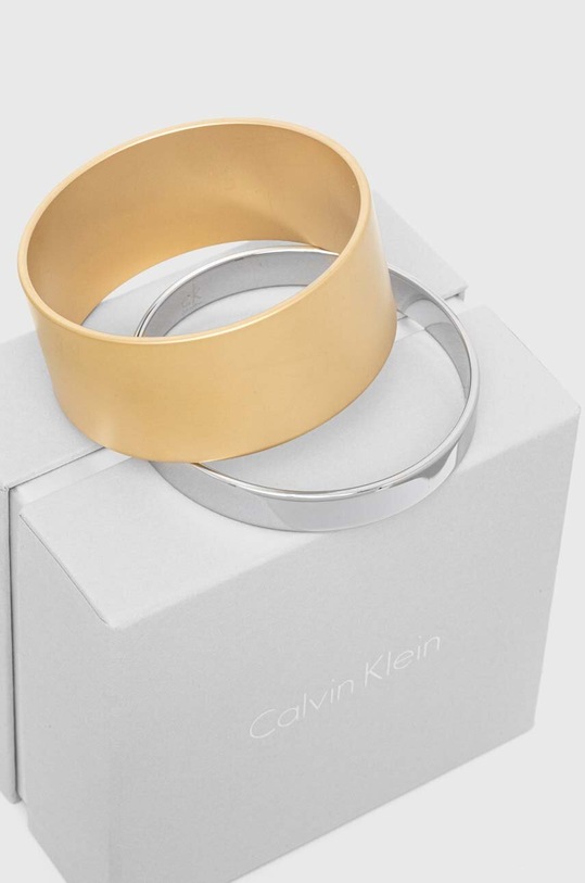 Doplnky Náramky Calvin Klein 2-pak KJ1DJD2801 strieborná