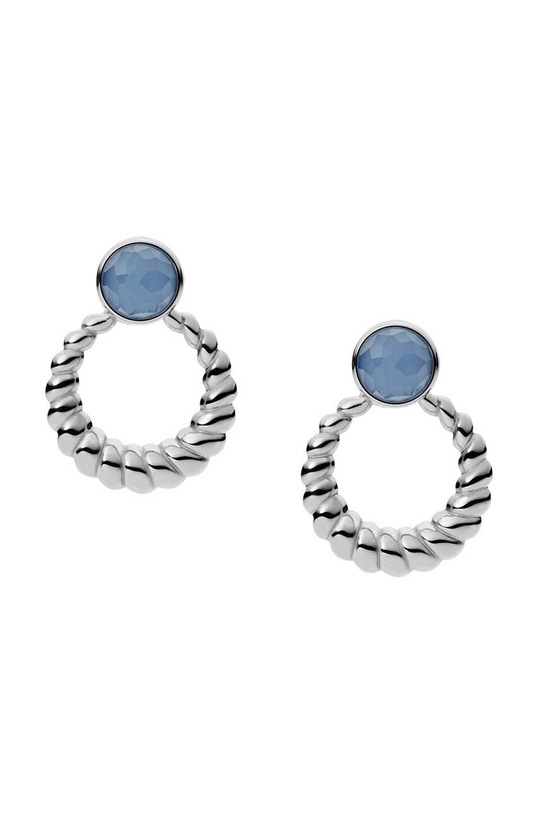 Fossil kolczyki srebrny JF03960040