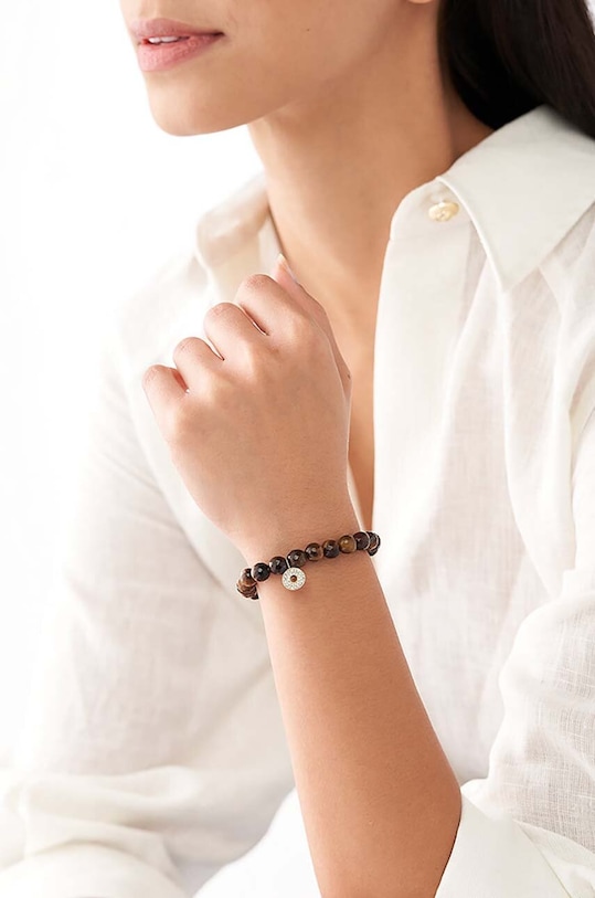 Fossil bransoletka brązowy JF04324710