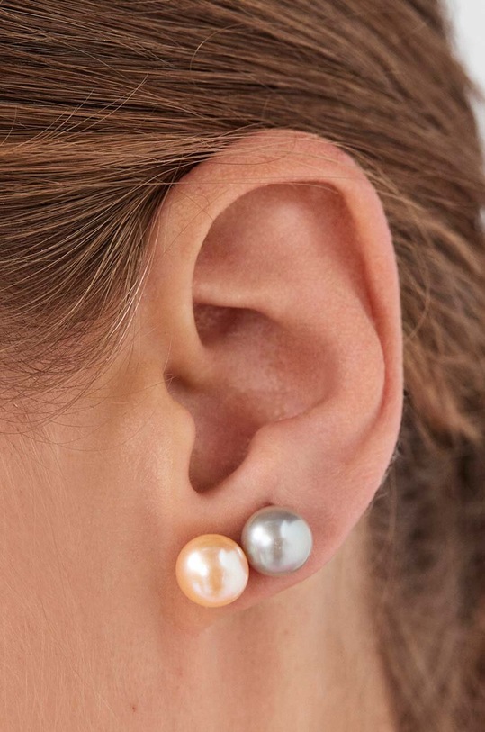 Stříbrné náušnice Tous Pearls 4-pack 1000033600 stříbrná