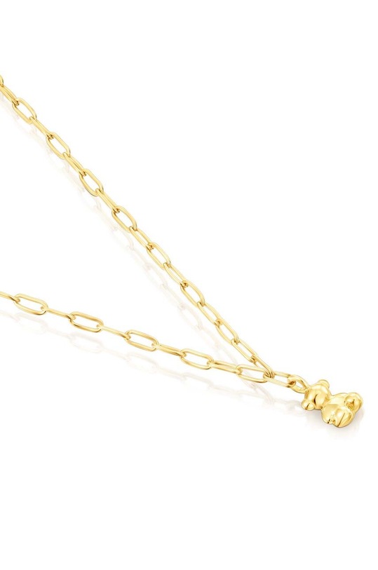 Accesorii Tous colier din argint placat cu aur 1003886100 aur