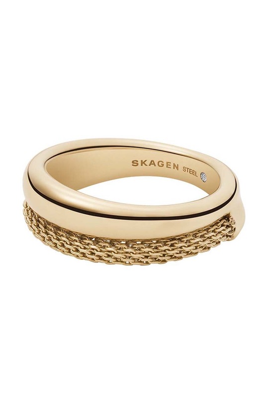 Δαχτυλίδι Skagen ζιρκόνια χρυσαφί SKJ1601710
