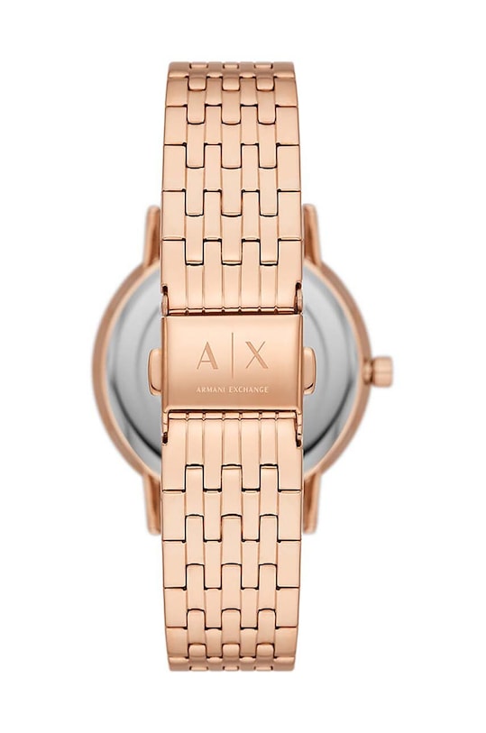 Armani Exchange zegarek i naszyjniki złoty AX7145SET