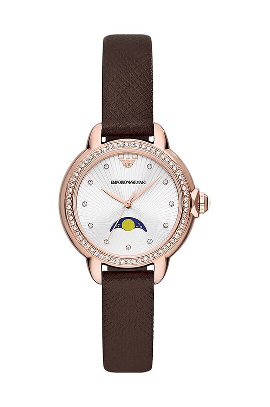 Hodinky Emporio Armani hnedá AR11568
