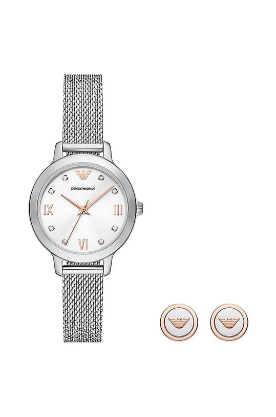 Годинник Emporio Armani срібний AR80065SET