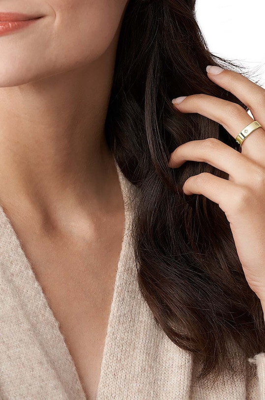 Аксессуары Кольцо Fossil JF03874710 золотой