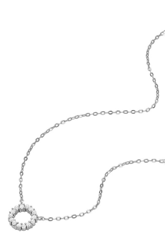 Akcesoria Fossil naszyjnik i kolczyki JFS00584SET srebrny