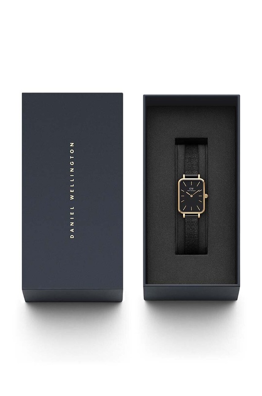 Αξεσουάρ Ρολόι Daniel Wellington Quadro 20X26 Pressed Ashfield DW00100558 μαύρο