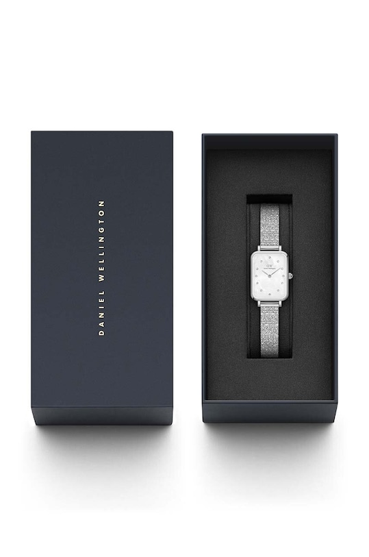 Ρολόι Daniel Wellington Quadro 20x26 Lumine ασημί DW00100580