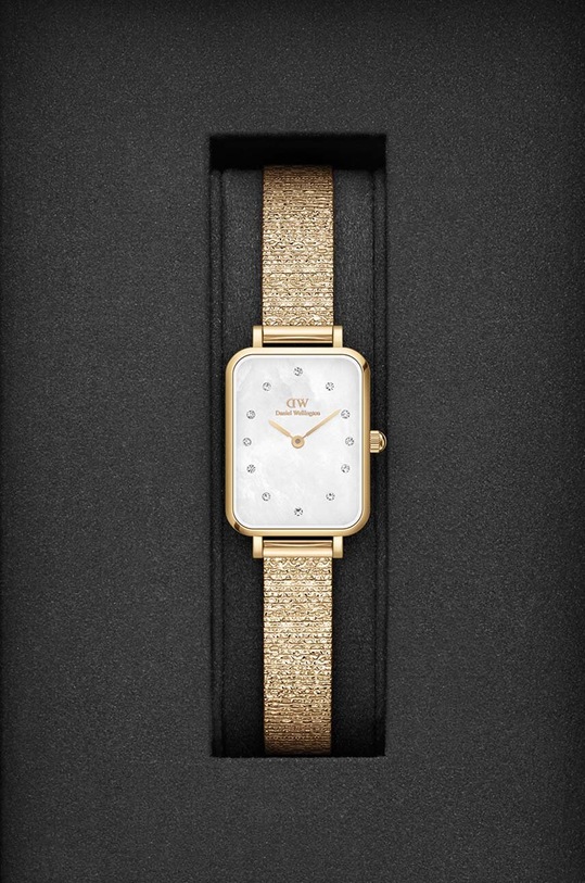 Аксесуари Годинник Daniel Wellington Quadro 20x26 Lumine DW00100582 золотий