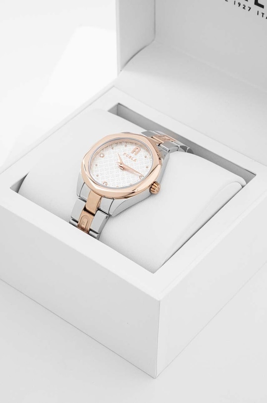 Akcesoria Furla zegarek WW00047005L5 srebrny