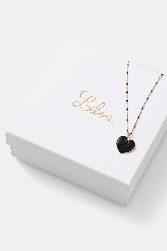 Lilou ogrlica s privjeskom za žene od pozlaćenog srebra s emajlom zlatna A03/MARKET/ANS/33