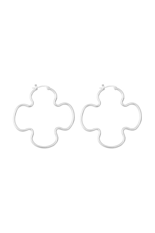 Náušnice Lilou Clover strieborná 148/50/KOL/AZU/SR