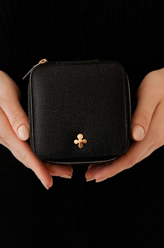 Krabička Lilou čierna JEWBOX/SMALL/BLACAL