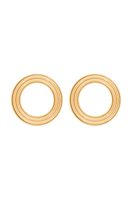 Pozlátené náušnice Lilou Etno zlatá 171/15/KOL/NO2/PO