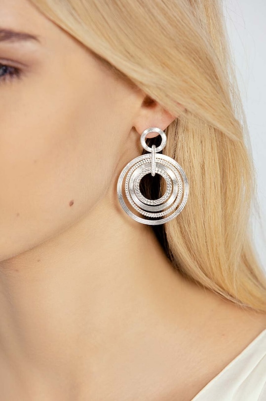 Посріблені сережки Lilou Etno 171/51/KOL/SR срібний AA00