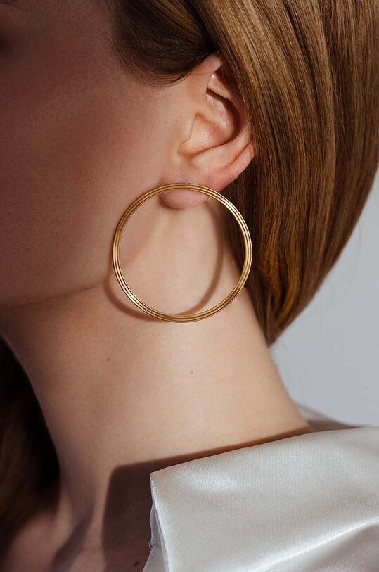 Lilou kolczyki pozłacane Etno 171/50/KOL/NO2/PO złoty AA00