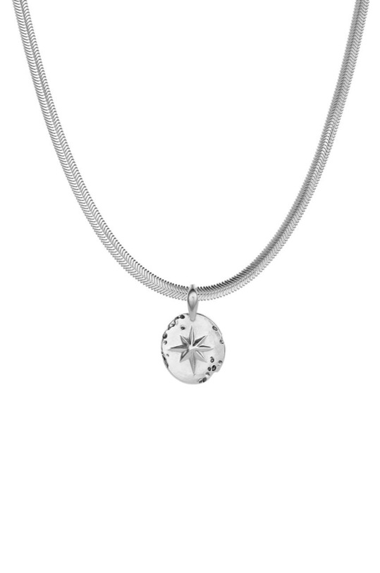 Stříbrný náhrdelník No More stříbrná NL26SS40