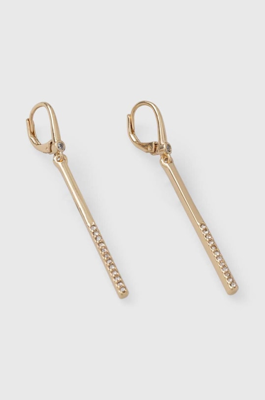 Dkny kolczyki cyrkonia złoty 60519875
