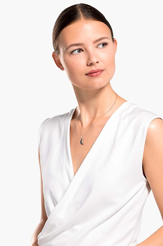 Колие Swarovski ICONIC SWAN злато 5515964