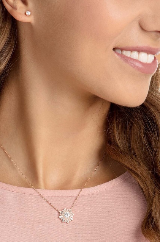 Ogrlica i naušnice Swarovski SUNSHINE 5480468 zlatna