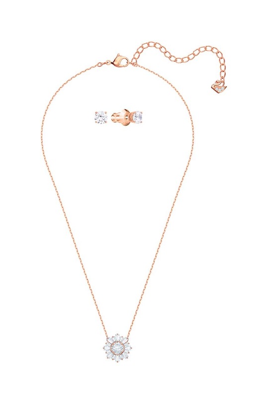 Ogrlica i naušnice Swarovski SUNSHINE 5480468 zlatna AA00