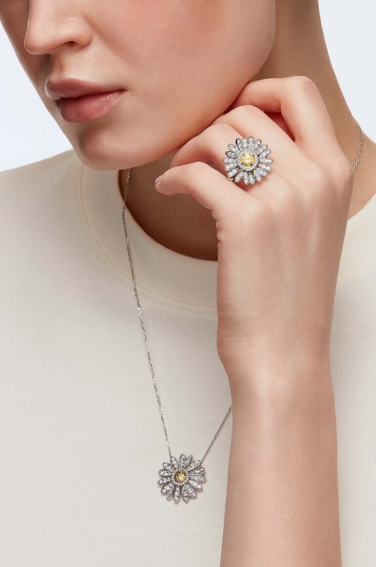 Swarovski gyűrű ETERNAL FLOWER 5520366 ezüst