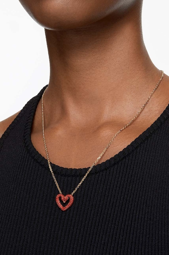 Swarovski naszyjnik UNA srebrny 5649004