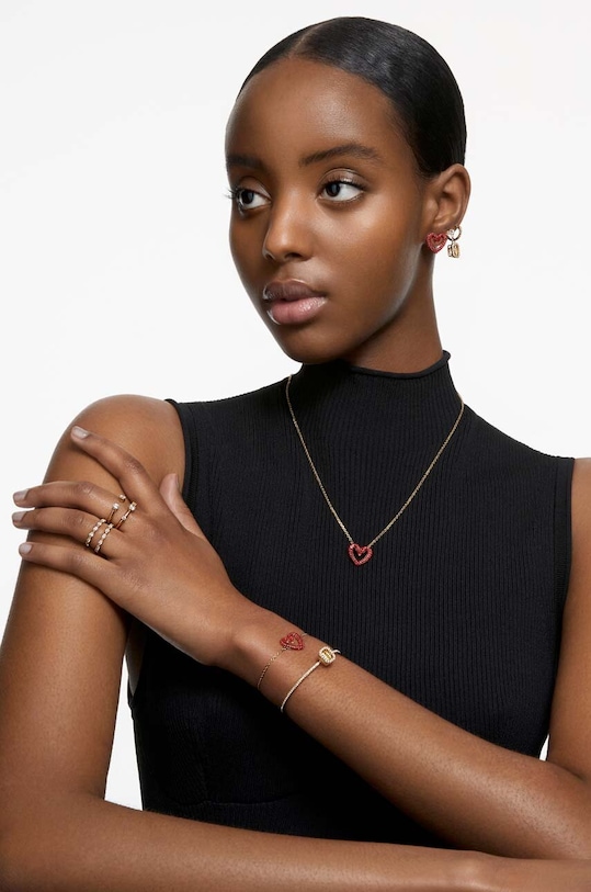 Swarovski naszyjnik UNA 5649004 srebrny