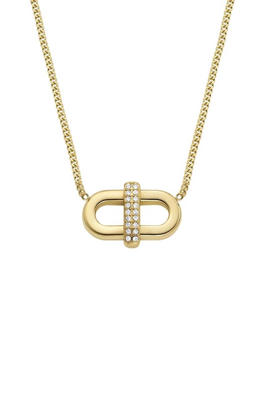 Fossil naszyjnik cyrkonia złoty JF04582710