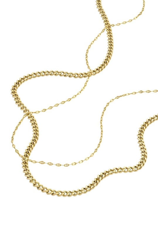 Náhrdelníky Fossil 2-pak zlatá JF04598SET