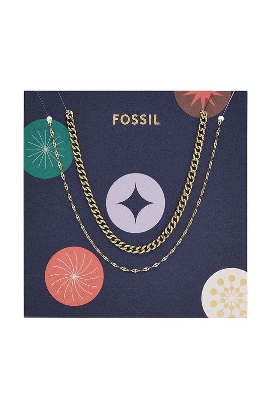 Náhrdelníky Fossil 2-pak JF04598SET zlatá