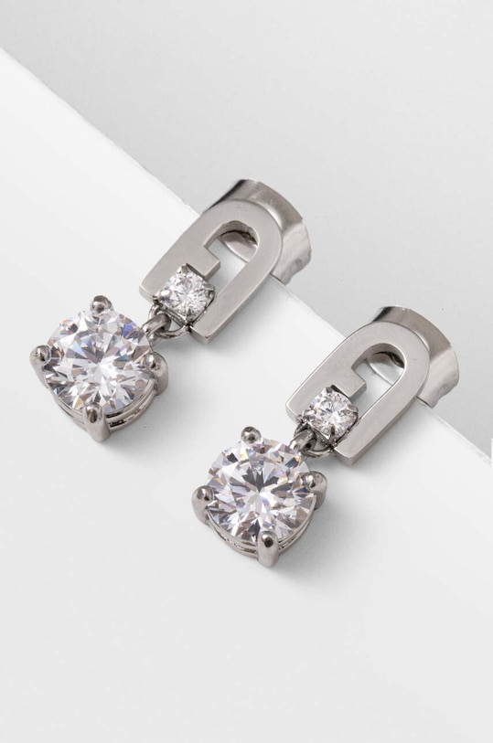 Σκουλαρίκια Furla ζιρκόνια ασημί FJ1003ETU