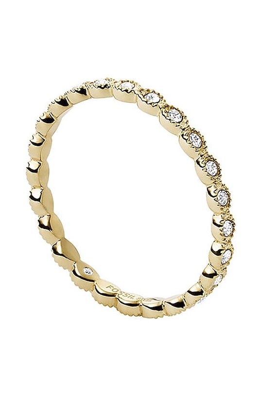 Δαχτυλίδι Fossil JF03749710 χρυσαφί AA00