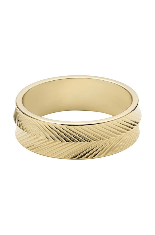Prsten Fossil JF04118710 zlatna AA00