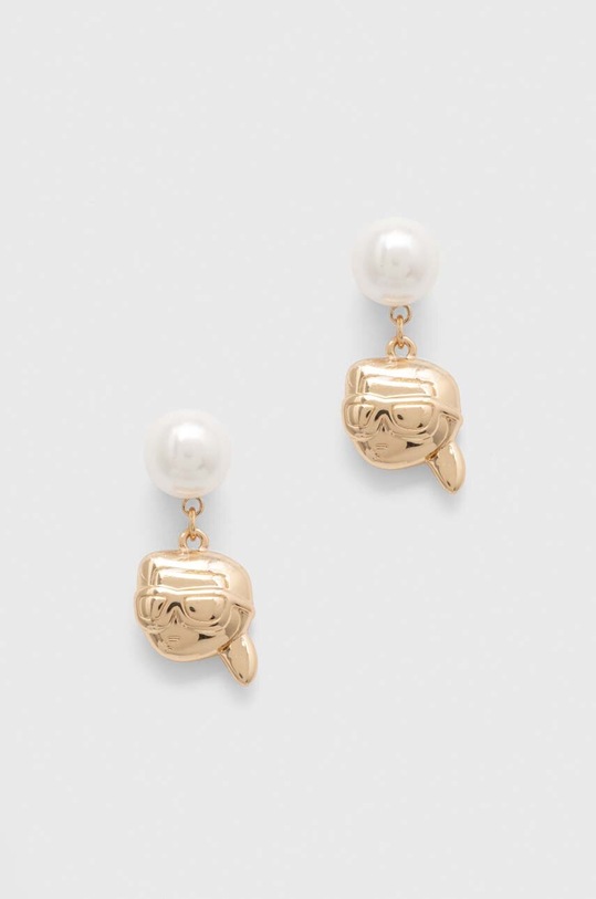 Karl Lagerfeld orecchini pietra naturale oro 240W3909