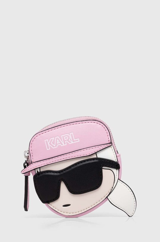 Karl Lagerfeld portfel syntetyczny różowy 240W3244