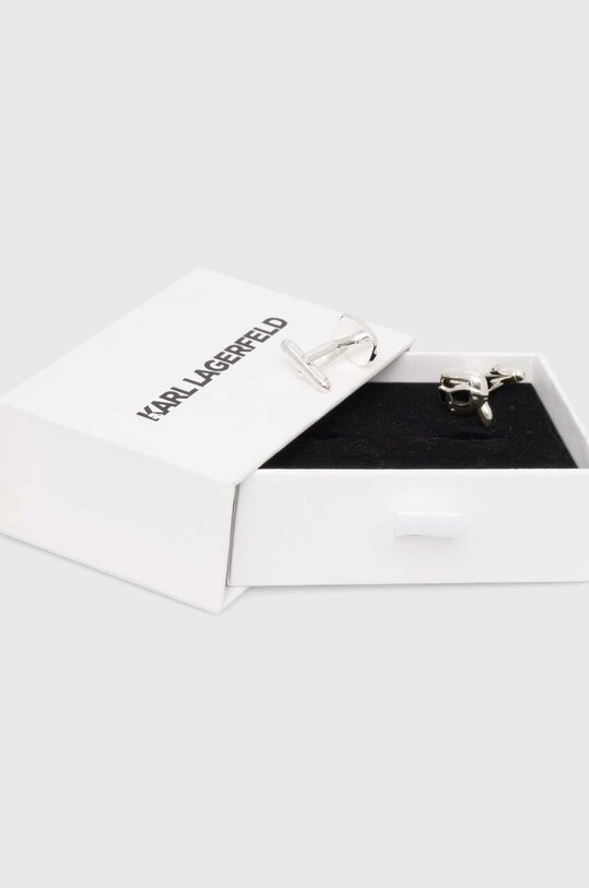Kiegészítők Karl Lagerfeld mandzsettagomb 240W3947 ezüst