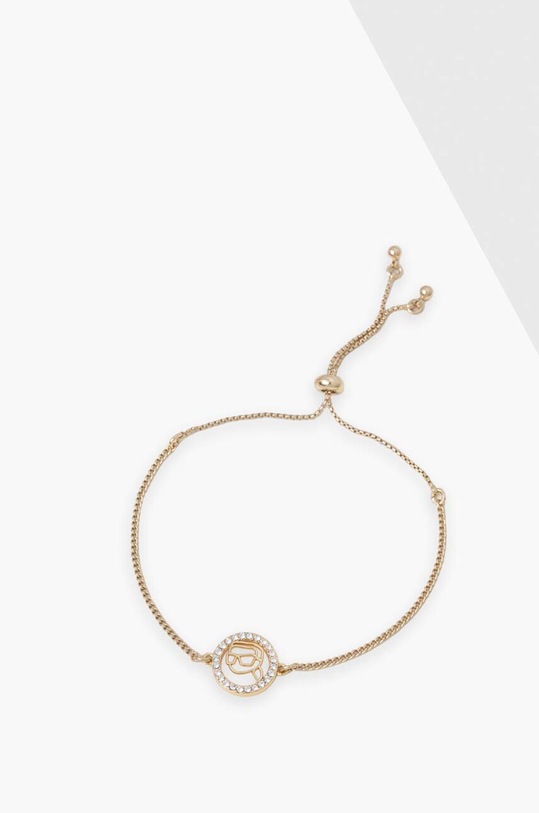 Karl Lagerfeld bransoletka cyrkonia złoty 240W3903