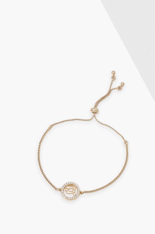 Karl Lagerfeld bransoletka cyrkonia złoty 240W3903