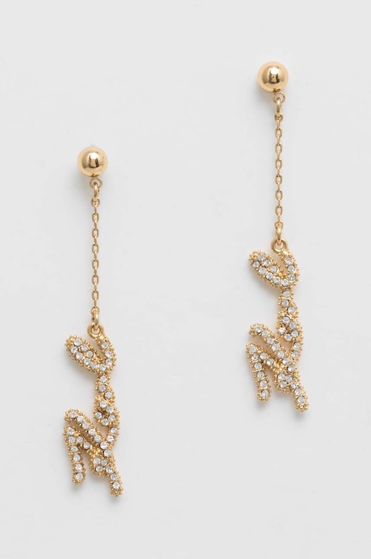 Σκουλαρίκια Karl Lagerfeld ζιρκόνια χρυσαφί 240W3922