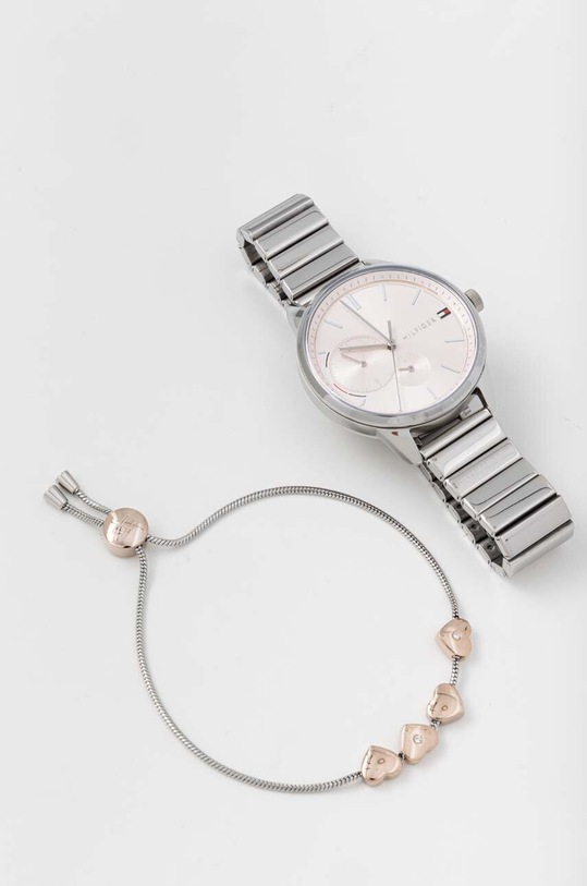 Doplnky Hodinky a náramok Tommy Hilfiger 2770045 strieborná