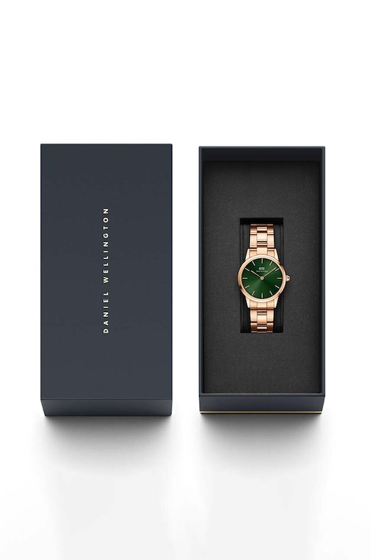 Daniel Wellington zegarek Iconic Link Emerald złoty DW00100421