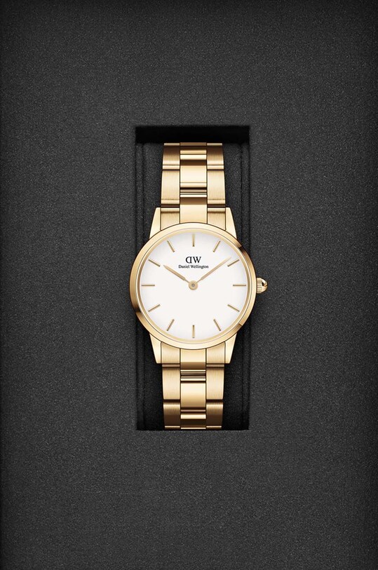 Часы Daniel Wellington Iconic Link White DW00100567 золотой AA00