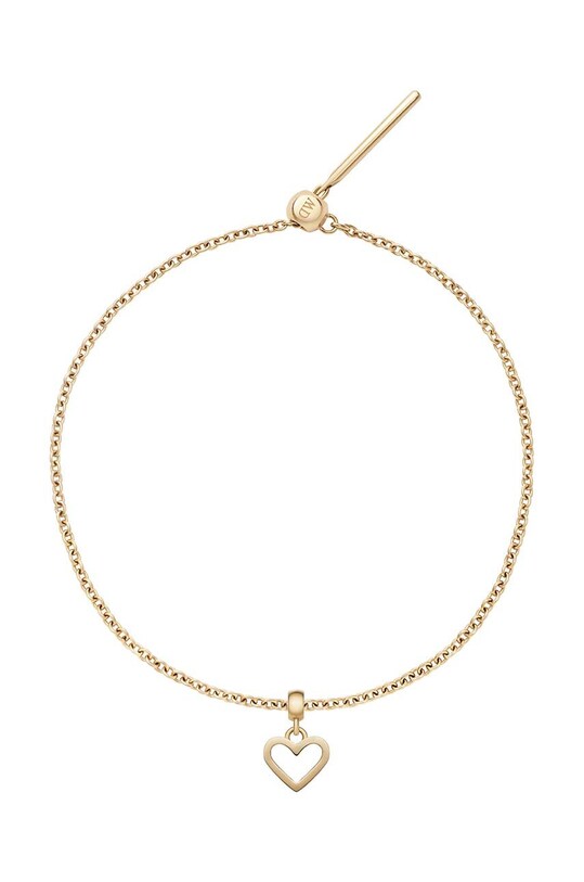 Аксесуари Кулон Daniel Wellington Charm Heart Hanging Shape DW00400433 золотий