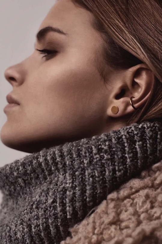 Позолочені сережки No More золотий ER11GSPR