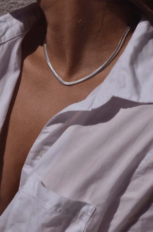 Accesorii No More colier de argint NL23SS argintiu